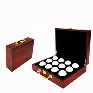 Wooden box golf ball