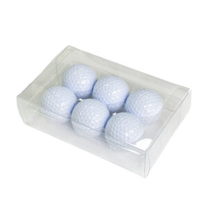 White golf ball PVC box