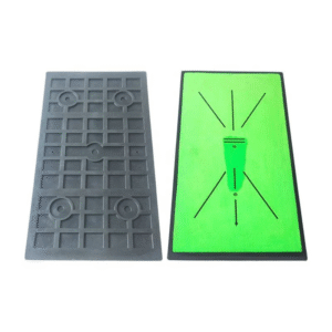 Crystal Velvet Non-slip Rubber Soled Golf Hitting Mat